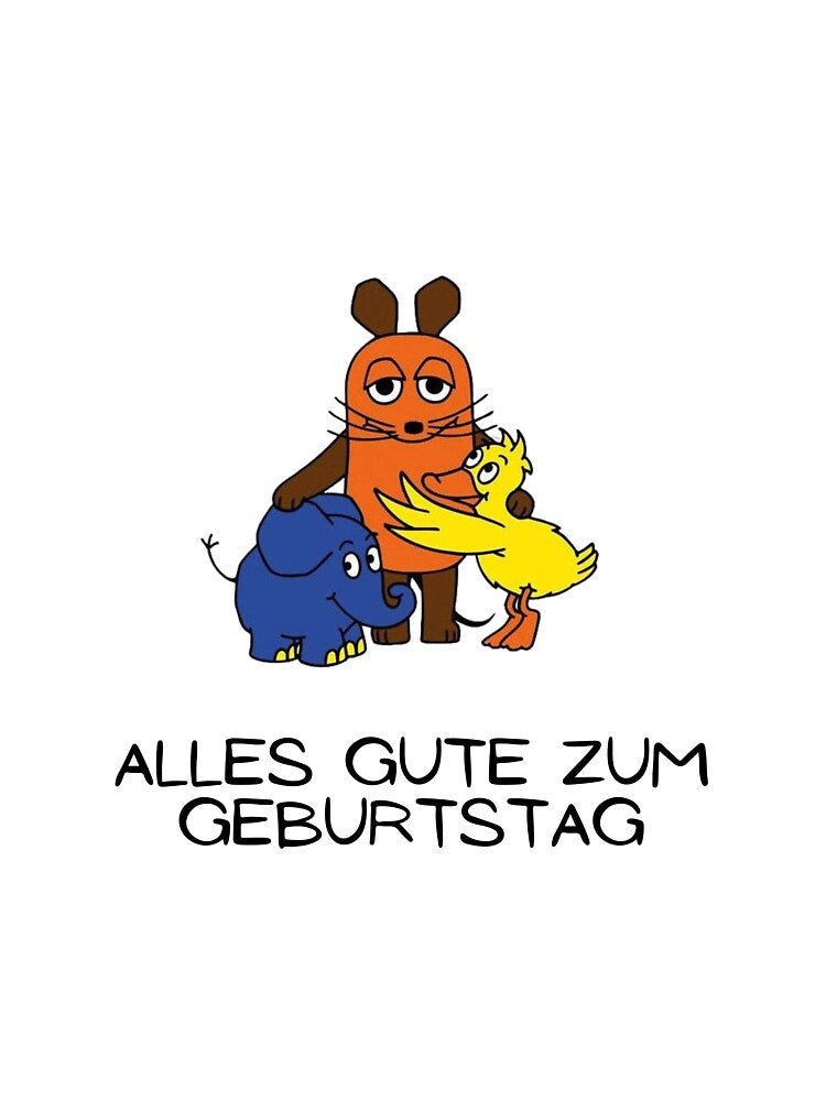 Geburtstag Grüße- Sendung mit der Maus by LaundrySalt