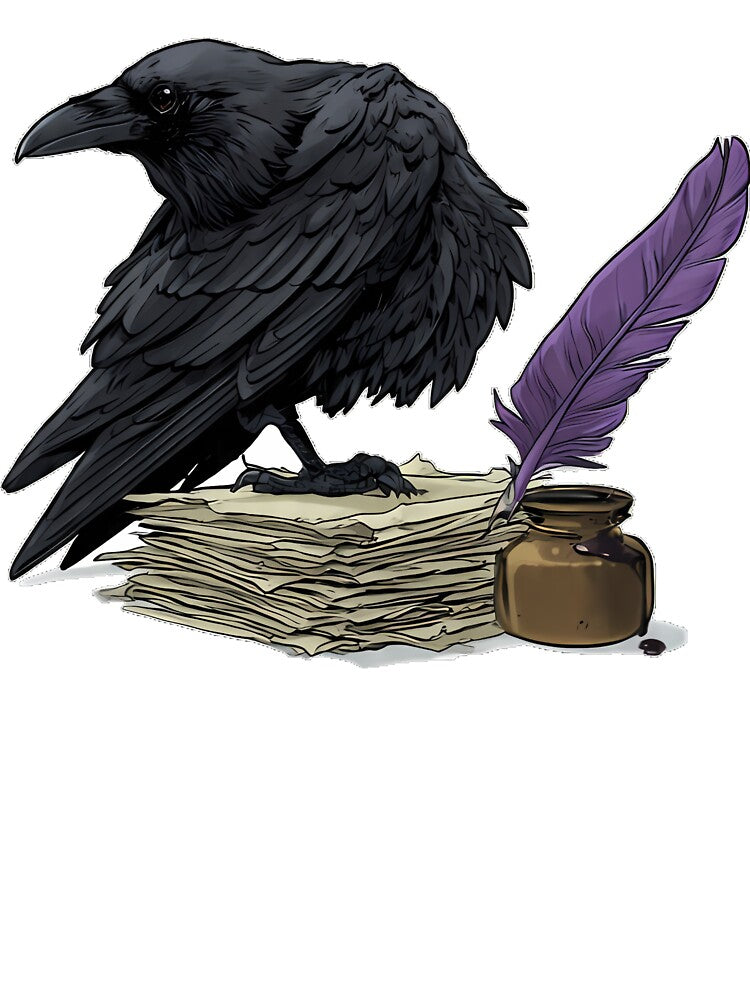 Raven Quill Inkwell by IllumeInk