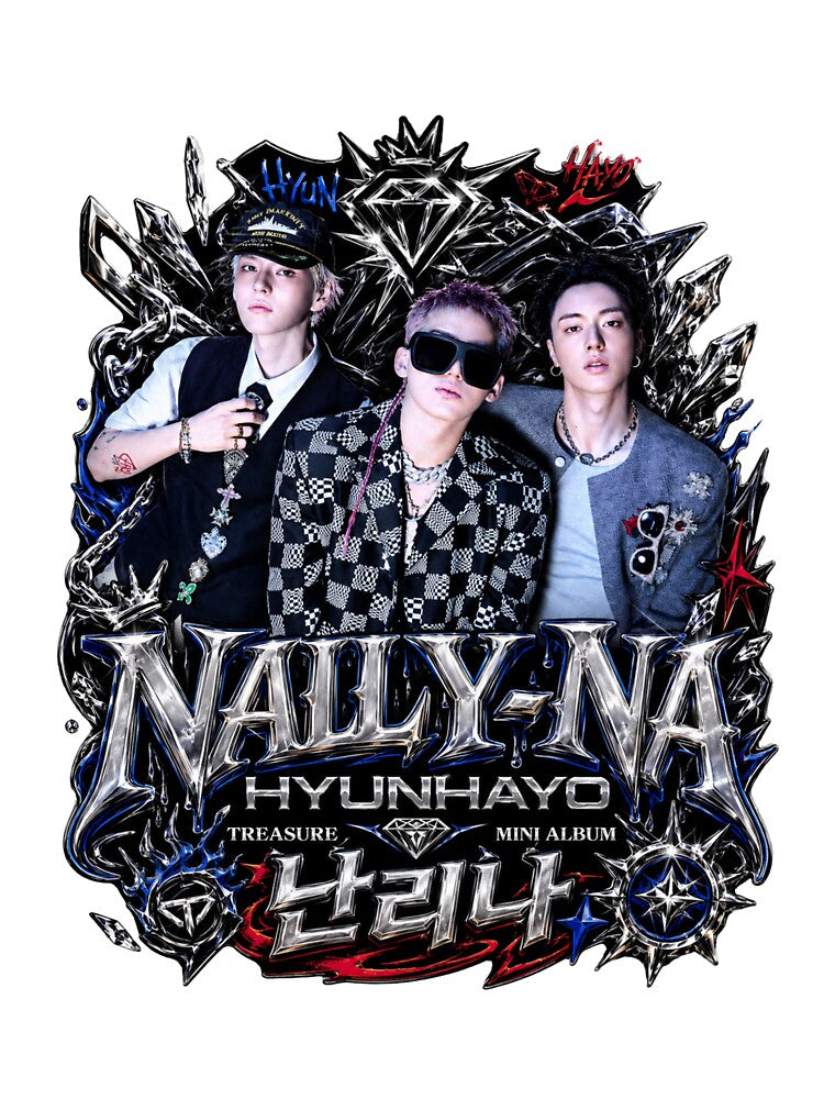 TREASURE NALLY-NA Group Futuristic Kpop Merch Shirt Design by Valeree Store