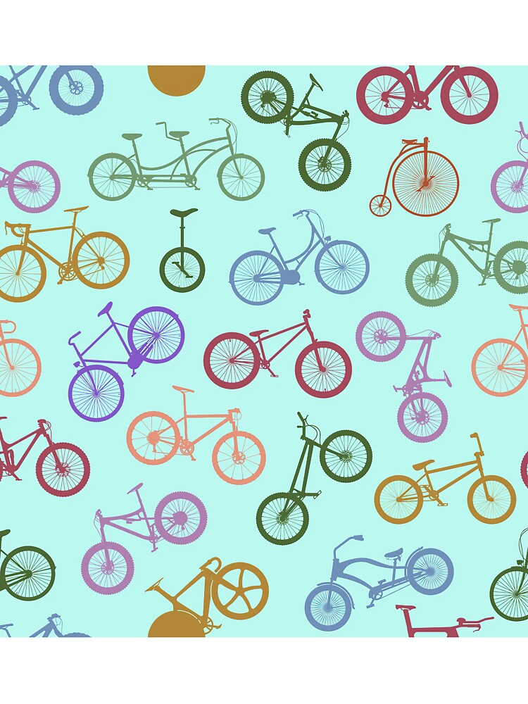 Multiple Colored Bicycles by WillaldShop