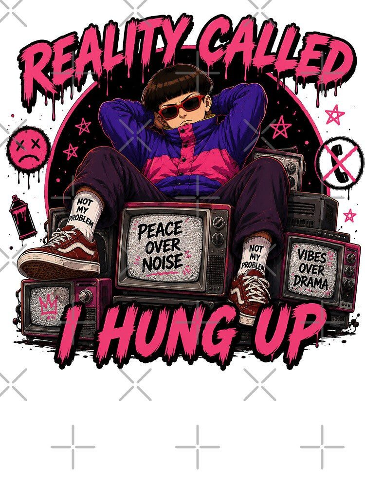 Funny Anime Music Meme Sticker | Retro Streetwear Character | Alternative Pop Culture Art by Ananda-Apparel