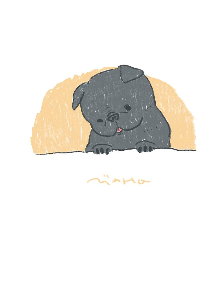 The little pug finds something by MahoMagic Unisex , , , Long Sleeve Tee