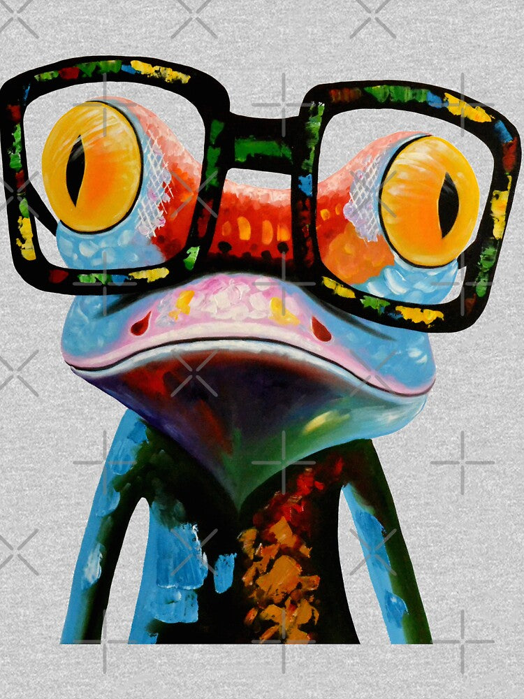Hipster Frog Nerd Glasses by hilda74