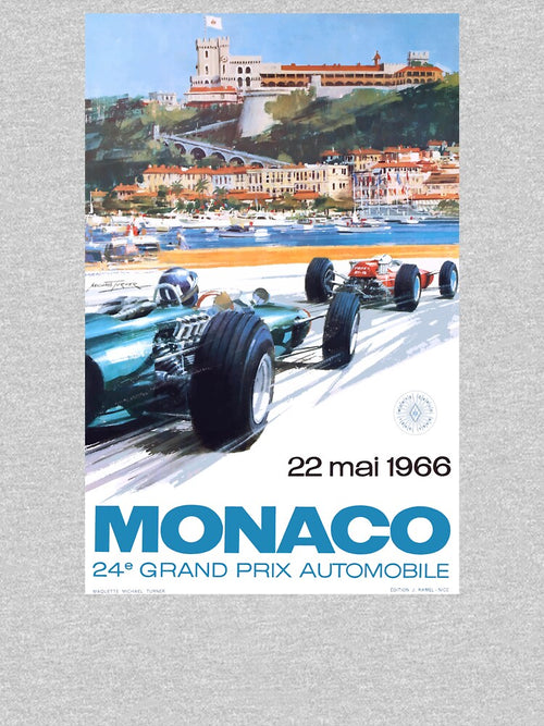 1966 MONACO Grand Prix Racing Poster by retrographics