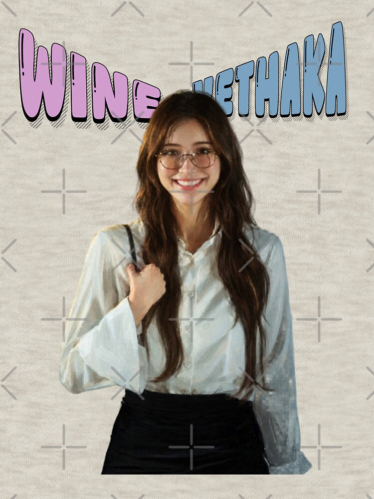 Wine Vethaka Cute Smile Aesthetic Fan Art by Noova Studio