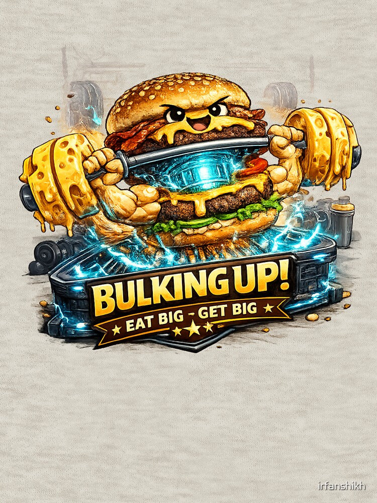 Bulking Up Eat Big Get Big: Muscle Dumbbell Fitness Strength Gains by irfanshikh
