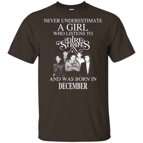 A Girl Who Listens To Dire Straits And Was Born In December T-Shirts, Hoodie, Tank