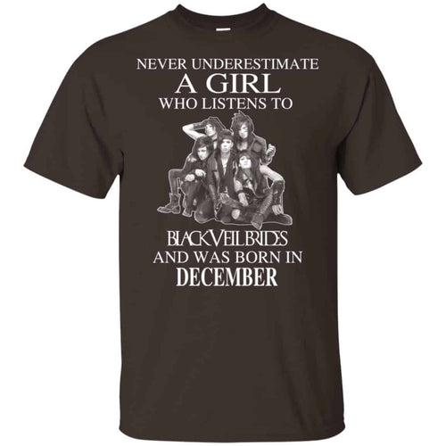 A Girl Who Listens To Black Veil Brides And Was Born In December T-Shirts, Hoodie, Tank