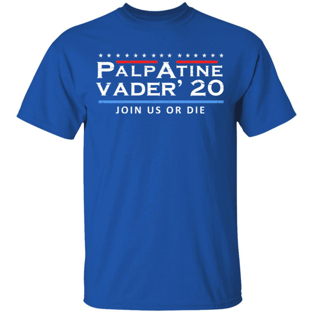 Palpatine Vader 2020 Join Us Or Die Shirt, Hoodie, Tank