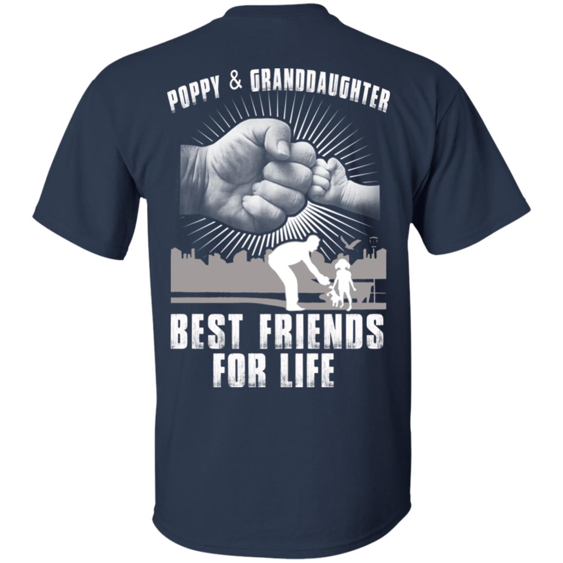 Poppy And Granddaughter Best Friends For Life T-Shirts, Hoodie, Tank
