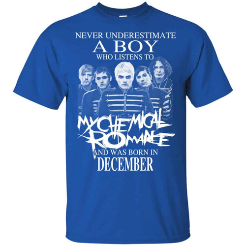 A Boy Who Listens To My Chemical Romance And Was Born In December T-Shirts, Hoodie, Tank
