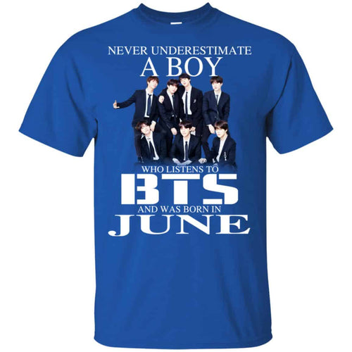 A Boy Who Listens To BTS And Was Born In June T-Shirts, Hoodie, Tank