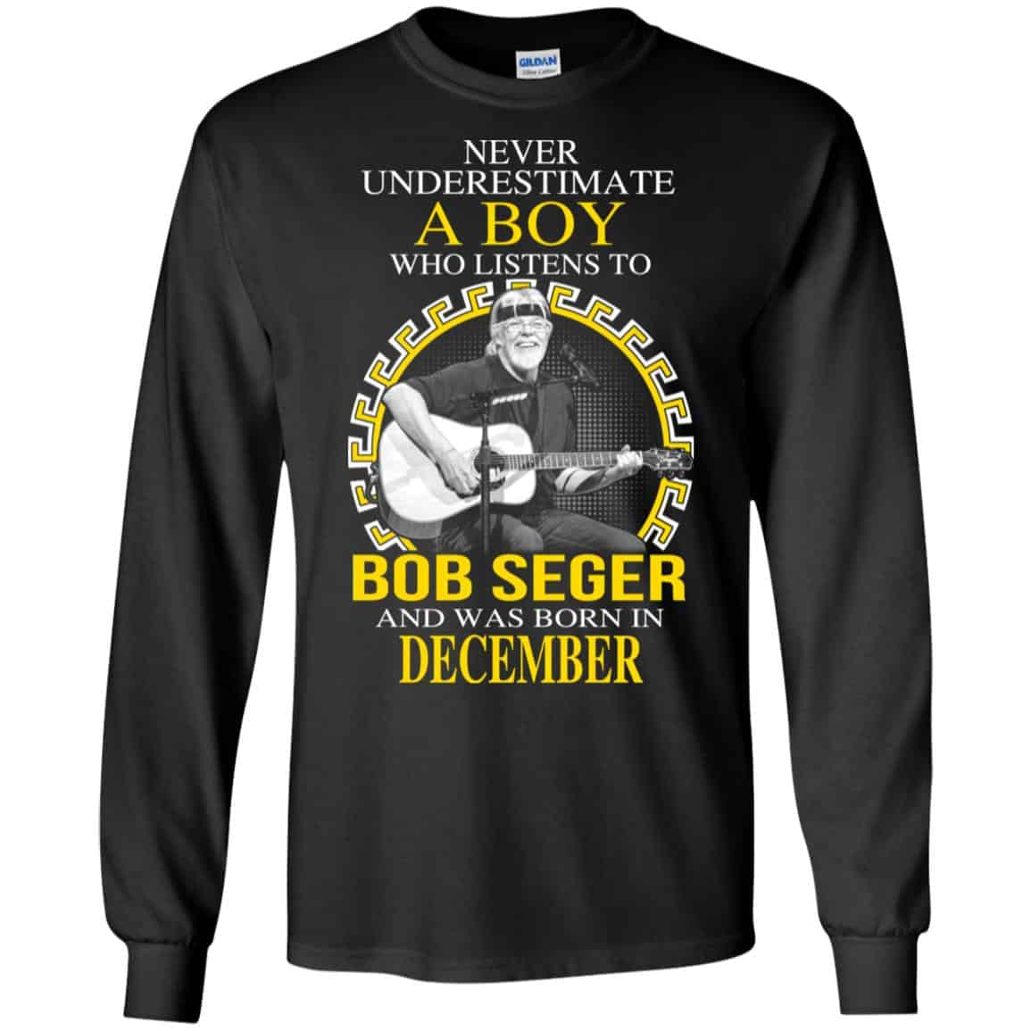 A Boy Who Listens To Bob Seger And Was Born In December T-Shirts, Hoodie, Tank
