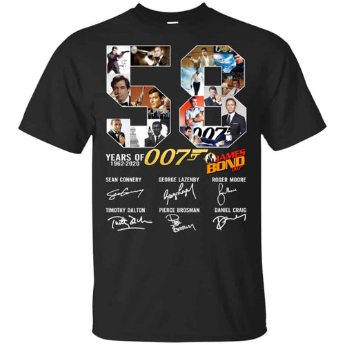 58 Years Of James Bond Anniversary Shirt, Hoodie, Tank