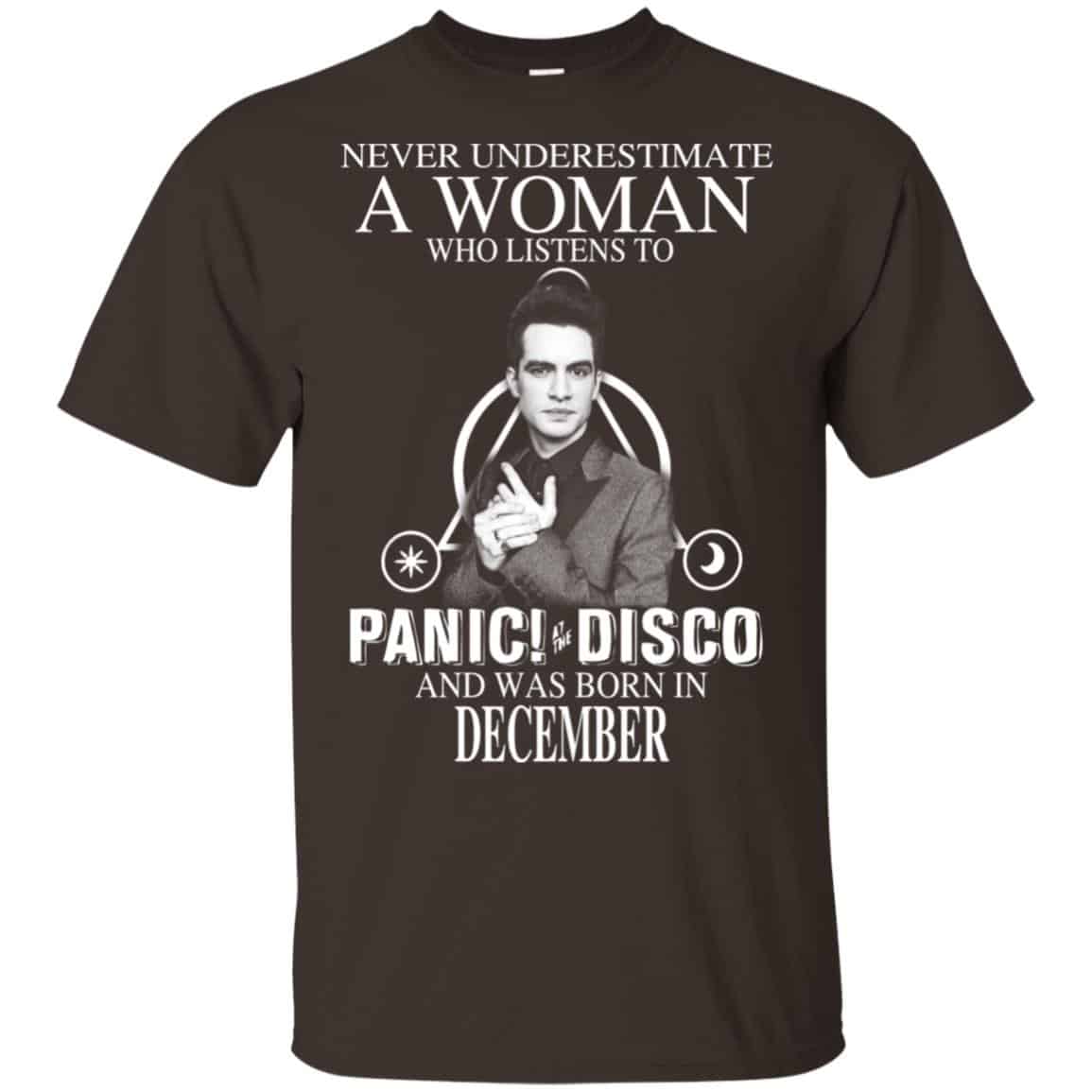 A Woman Who Listens To Panic at the Disco And Was Born In December T-Shirts, Hoodie, Tank