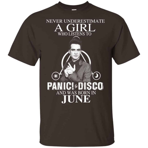 A Girl Who Listens To Panic at the Disco And Was Born In June T-Shirts, Hoodie, Tank