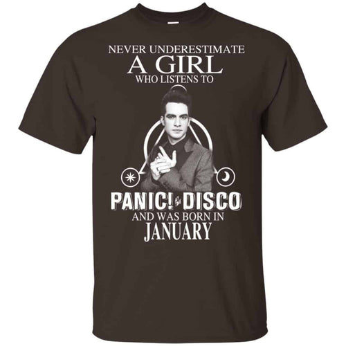 A Girl Who Listens To Panic at the Disco And Was Born In January T-Shirts, Hoodie, Tank