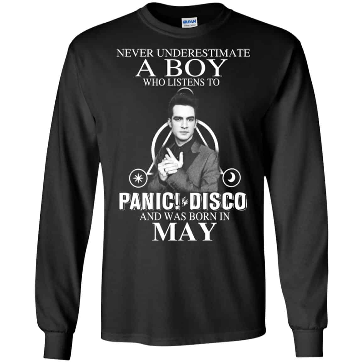 A Boy Who Listens To Panic at the Disco And Was Born In May T-Shirts, Hoodie, Tank