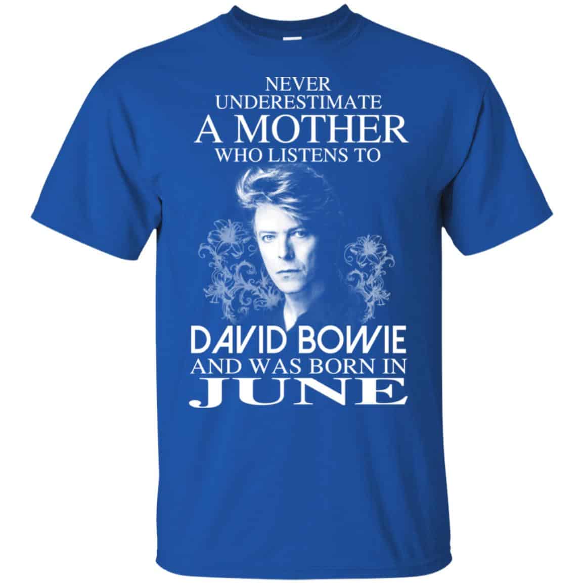 A Mother Who Listens To David Bowie And Was Born In June T-Shirts, Hoodie, Tank