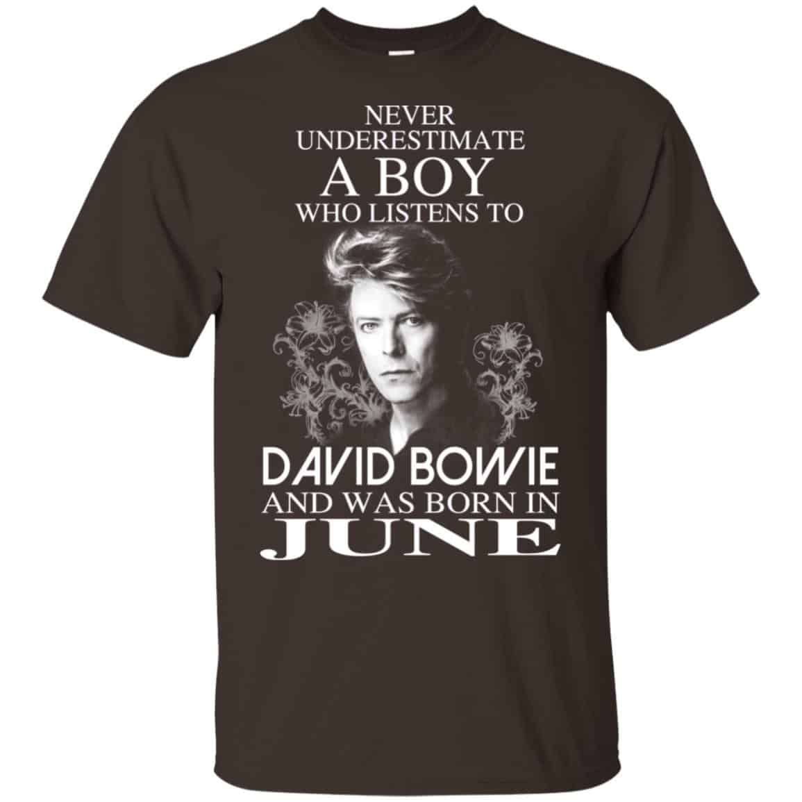 A Boy Who Listens To David Bowie And Was Born In June T-Shirts, Hoodie, Tank