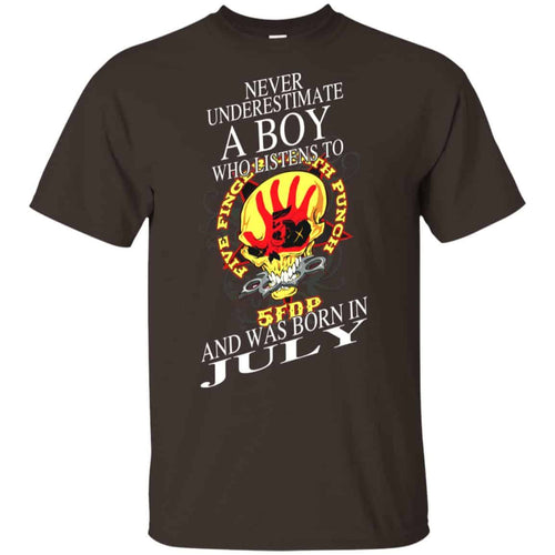 A Boy Who Listens To Five Finger Death Punch And Was Born In July T-Shirts, Hoodie, Tank