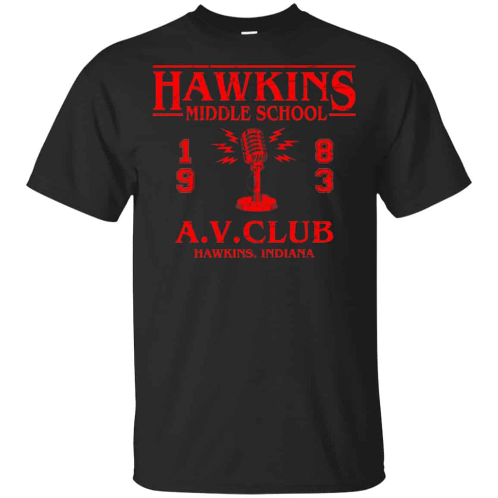 Hawkins Middle Schools 1983 A.V. Club Shirt, Hoodie, Tank