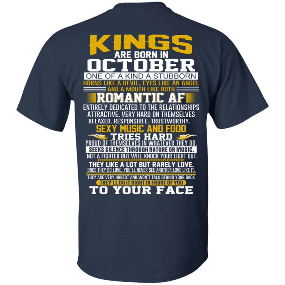 Kings Are Born In October One Of A Kind A Stubborn T-Shirts, Hoodie, Tank