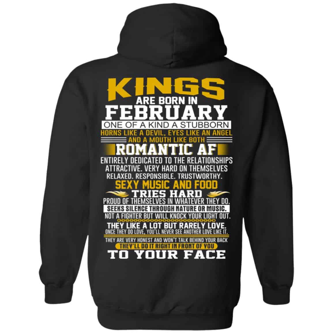 Kings Are Born In February One Of A Kind A Stubborn T-Shirts, Hoodie, Tank