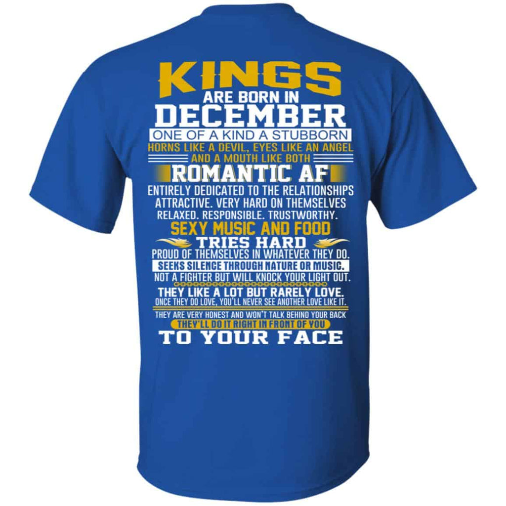 Kings Are Born In December One Of A Kind A Stubborn T-Shirts, Hoodie, Tank