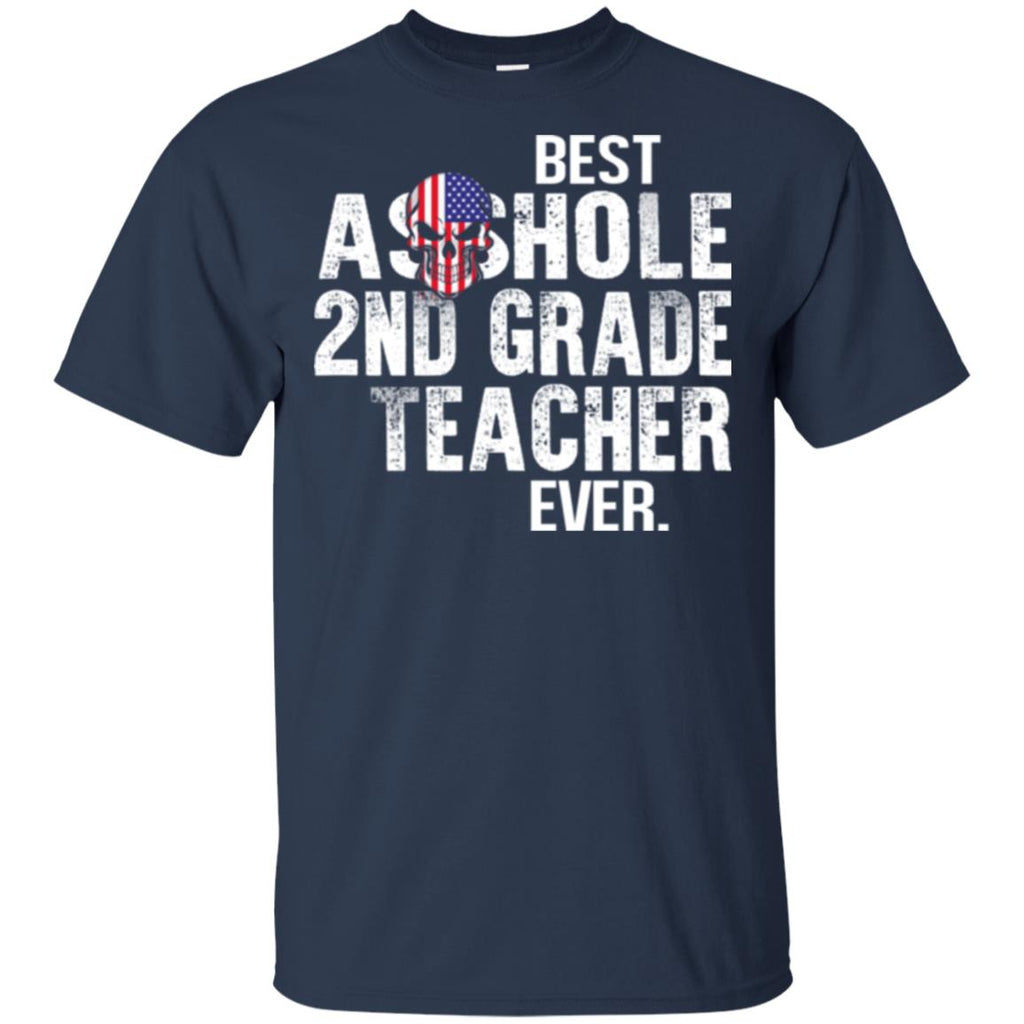 Asshole 2nd Grade Teacher Ever T-Shirts, Hoodie, Tank
