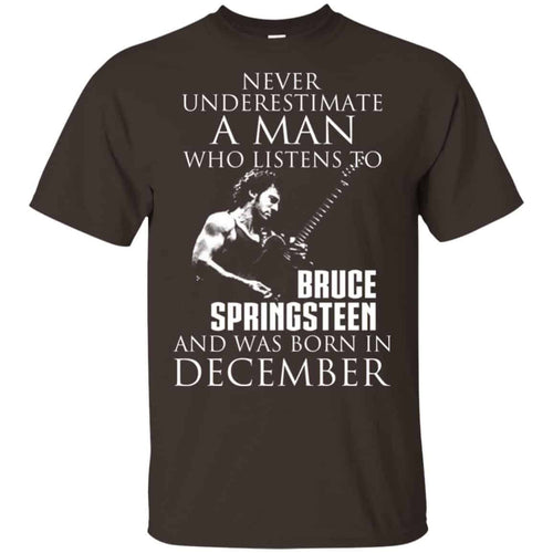 A Man Who Listens To Bruce Springsteen And Was Born In December T-Shirts, Hoodie, Tank