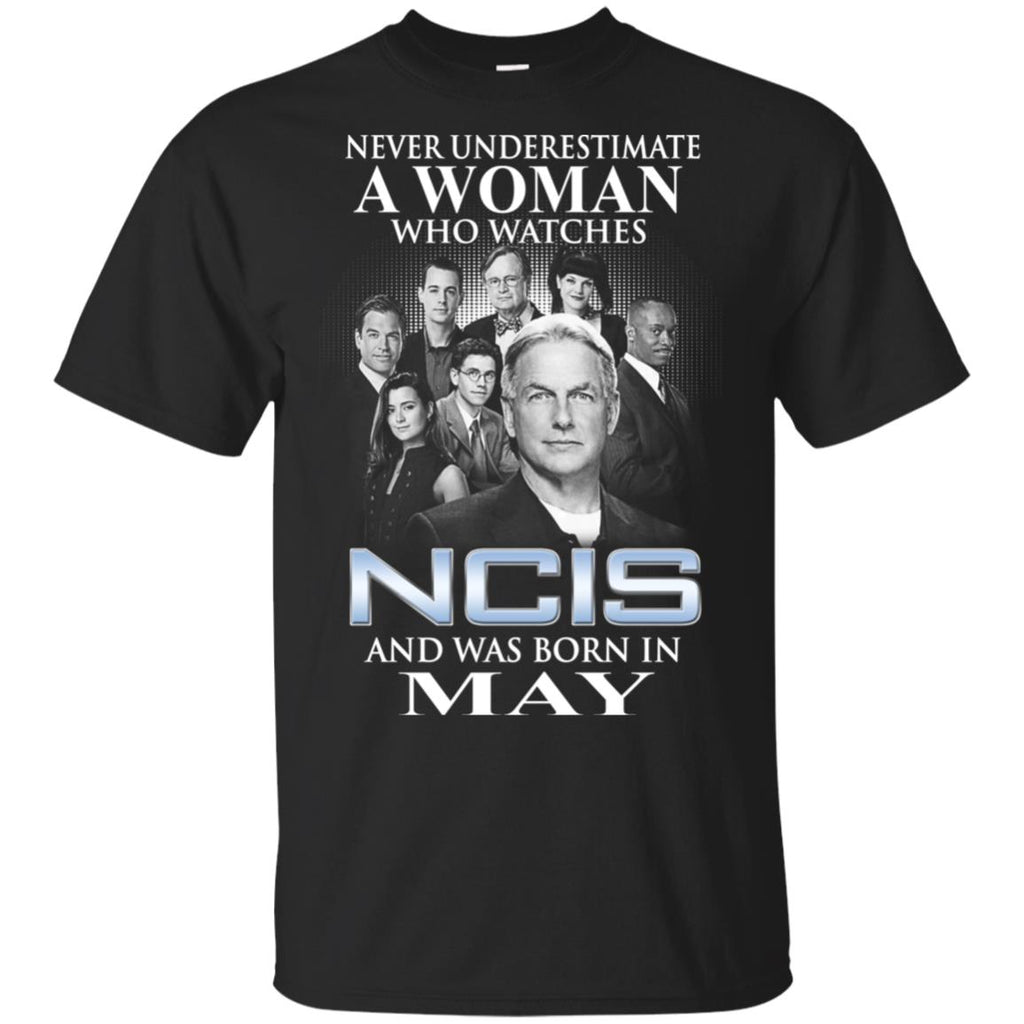 A Woman Who Watches NCIS And Was Born In May T-Shirts, Hoodie, Tank