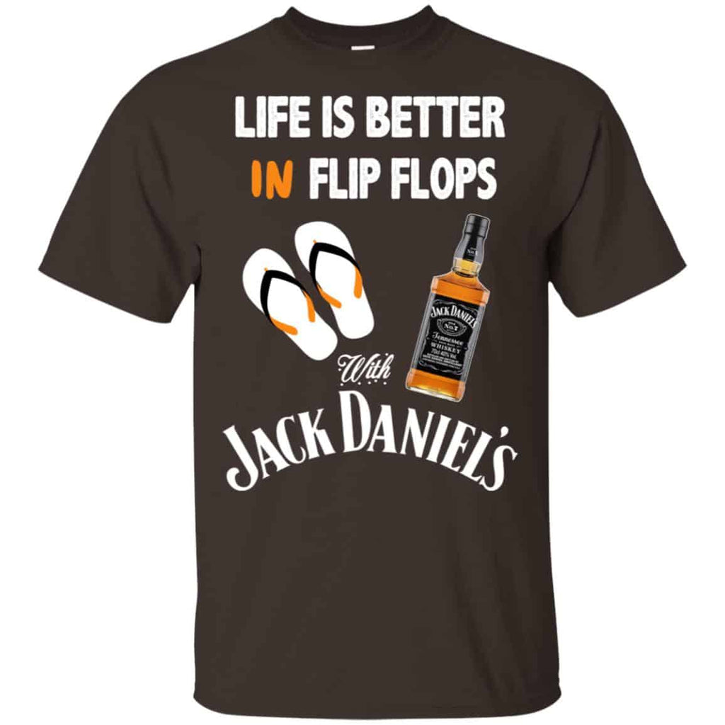 Life Is Better In Flip Flops With Jack Daniel’s T-Shirts, Hoodie, Tank