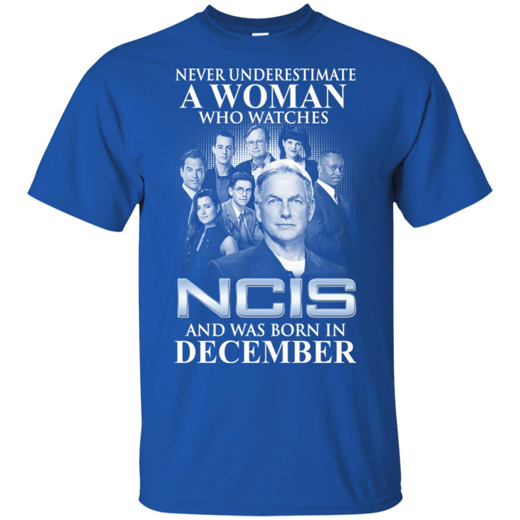 A Woman Who Watches NCIS And Was Born In December T-Shirts, Hoodie, Tank