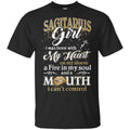 Sagittarius Girl I Was Born With My Heart On My Sleeve A Fire In My Soul And A Mouth I Can’t Control T-Shirts, Hoodie, Tank
