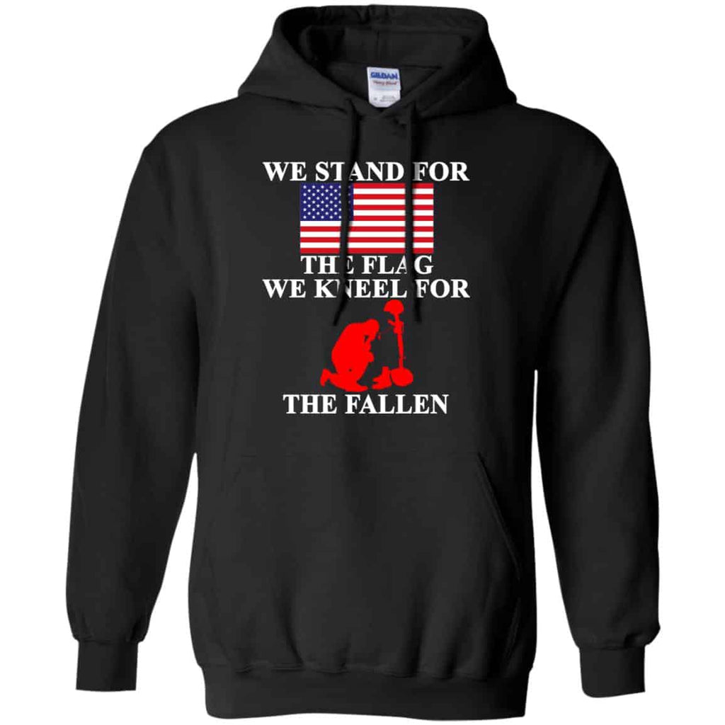 Veteran: We Stand For The Flag We Kneels For The Fallen T-Shirts, Hoodie, Tank