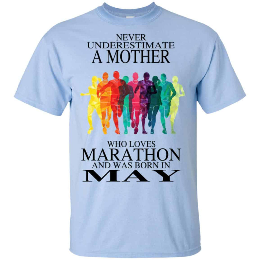 A Mother Who Loves Marathon And Was Born In May T-Shirts, Hoodie, Tank