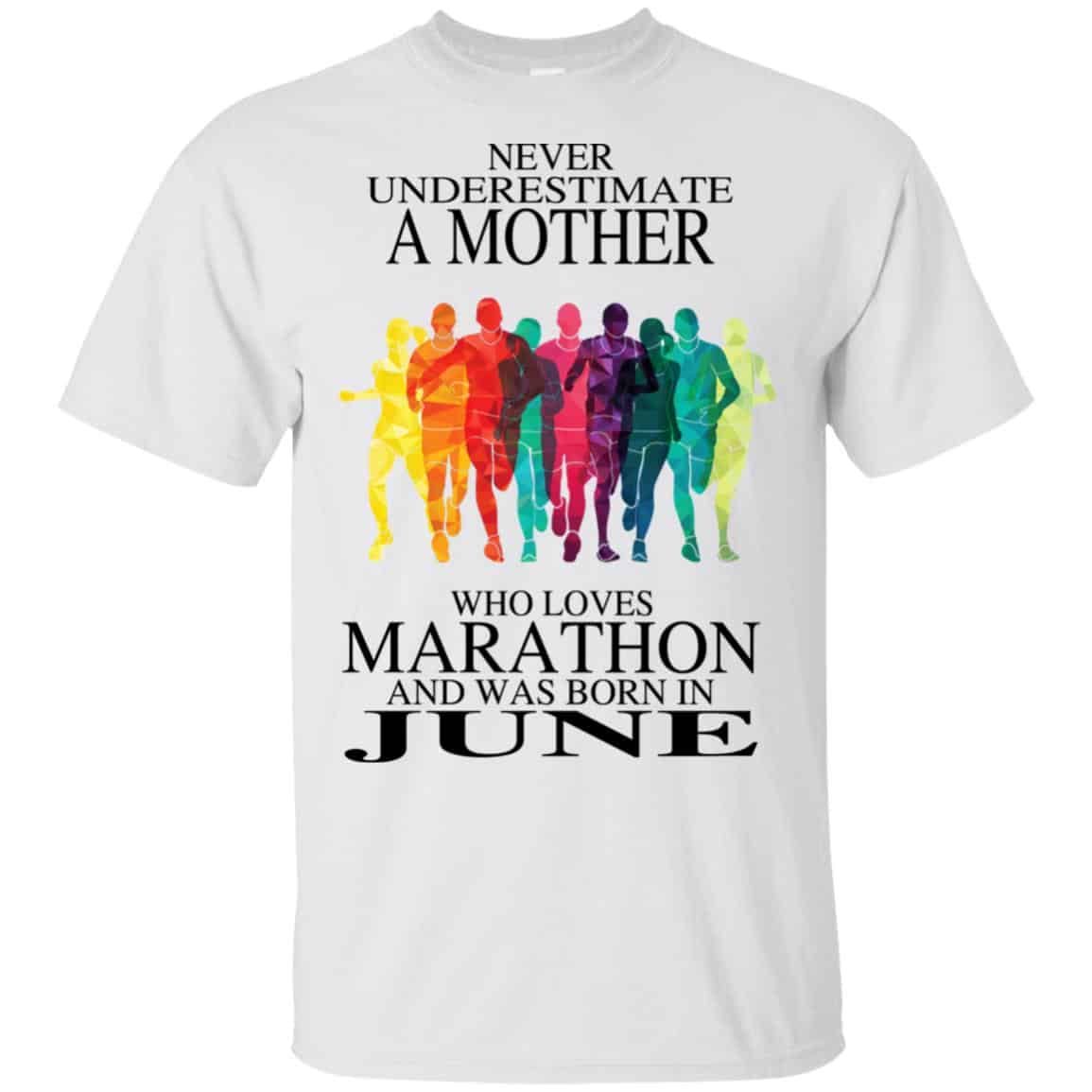 A Mother Who Loves Marathon And Was Born In June T-Shirts, Hoodie, Tank