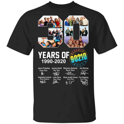 30 Years Of Beverly Hills 90210 1990 2020 Signature Shirt, Hoodie, Tank
