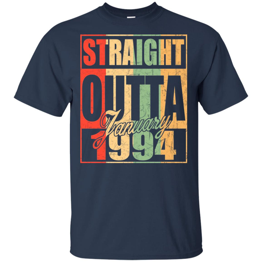 Vintage Straight Outta January 1994 Birthday T-Shirts, Hoodie, Tank