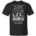 A Girl Who Watches Outlander And Was Born In December T-Shirts, Hoodie, Tank