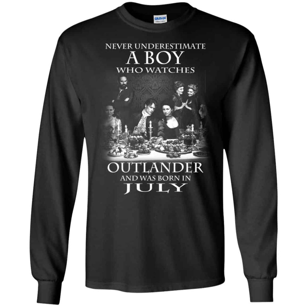 A Boy Who Watches Outlander And Was Born In July T-Shirts, Hoodie, Tank