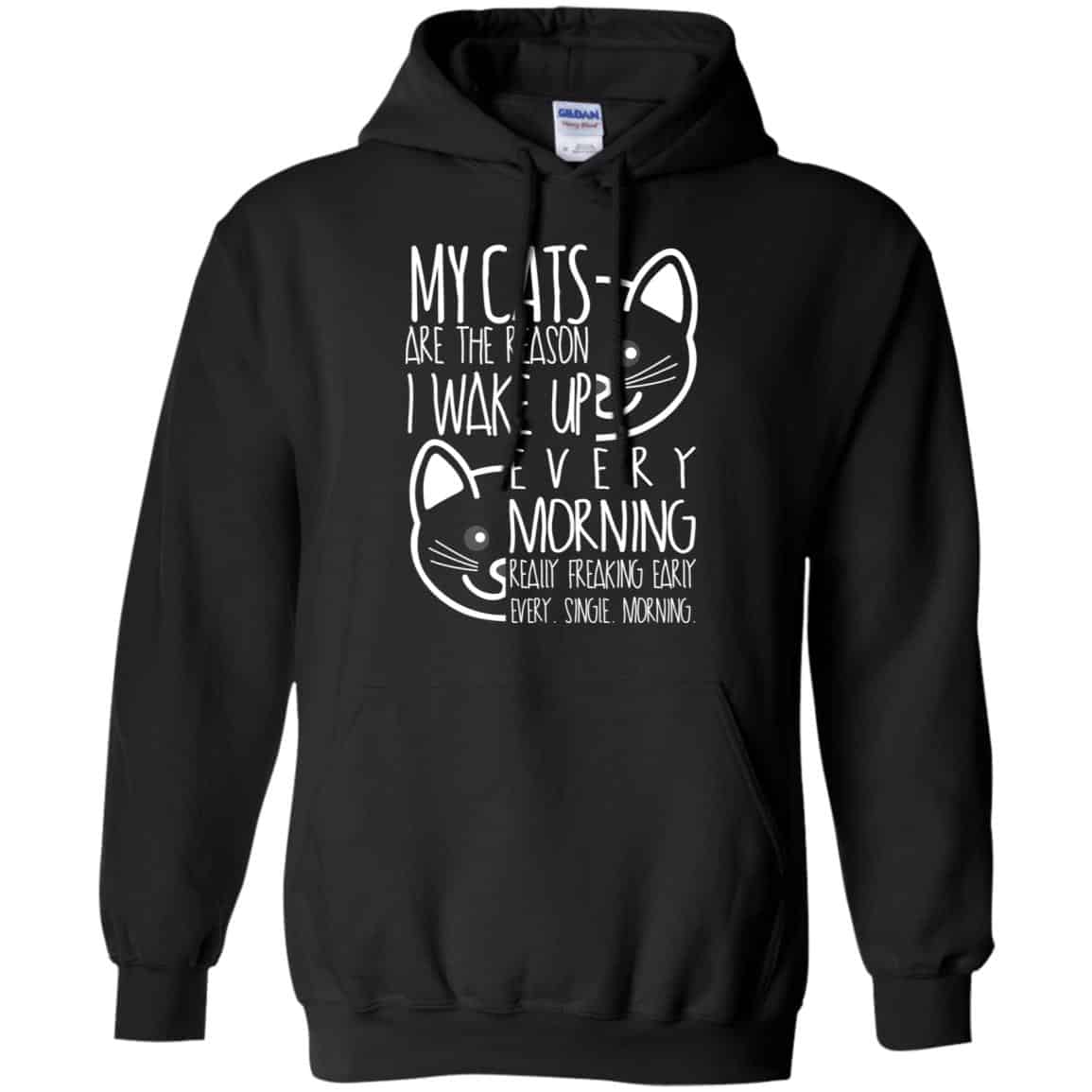 My Cats Are The Reason I Wake Up Every Morning Shirt, Hoodie, Tank
