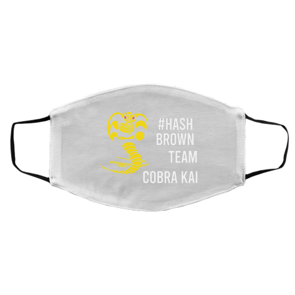 #Hash Brown Team Cobra Kai Face Mask