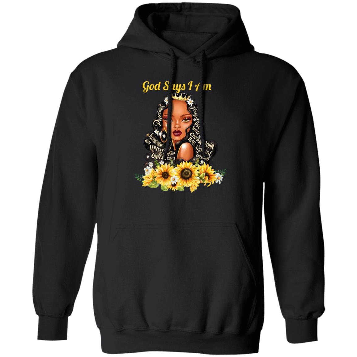 God Say I Am Black Girls Black Women Shirt, Hoodie, Tank