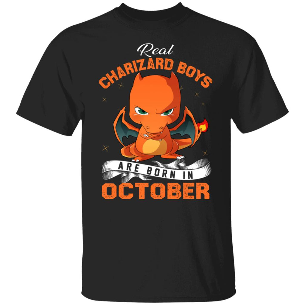 Real Charizard Boys Are Born In October Shirt, Hoodie, Tank