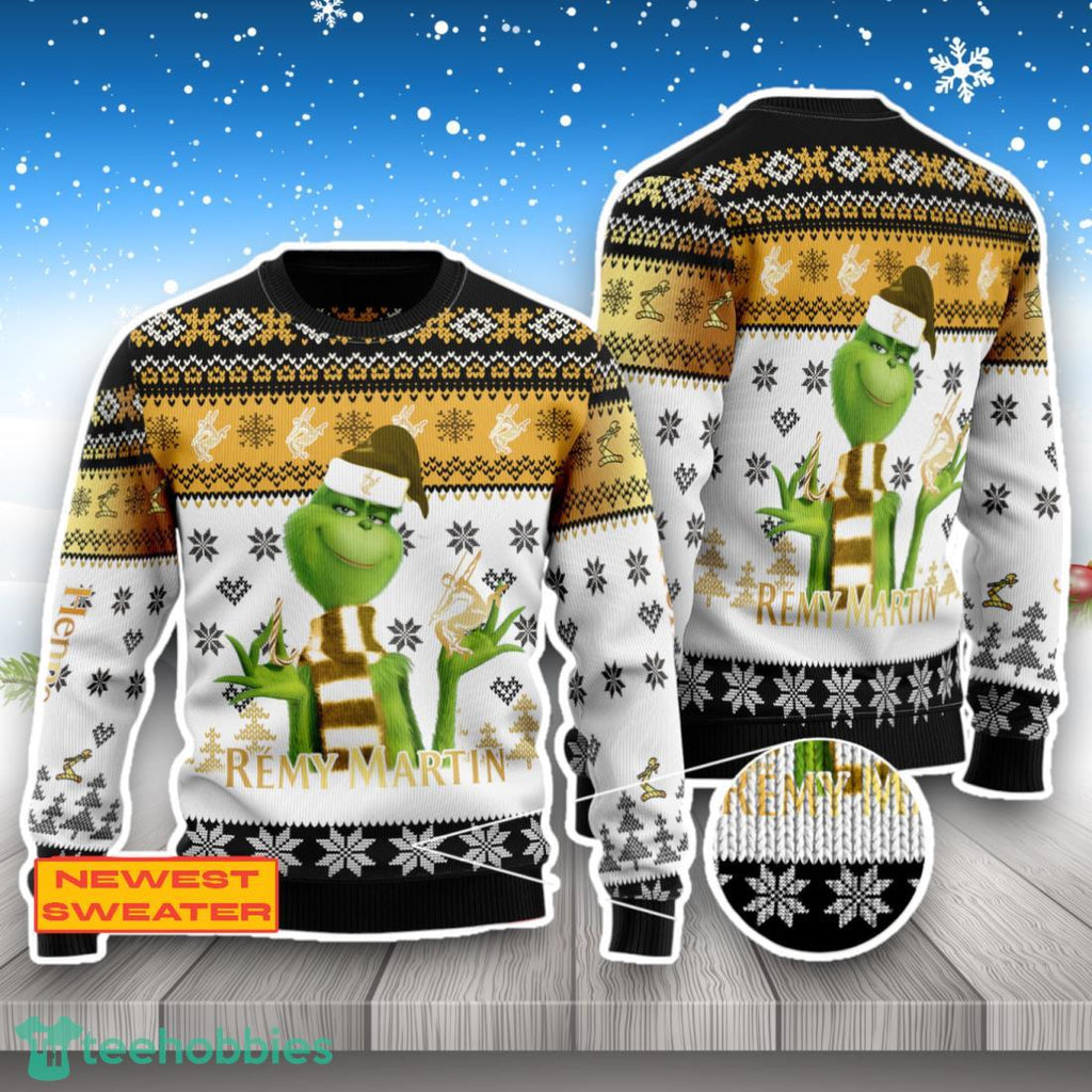 Remy Martin The Grinch Ugly Christmas Sweater Trending For Fans