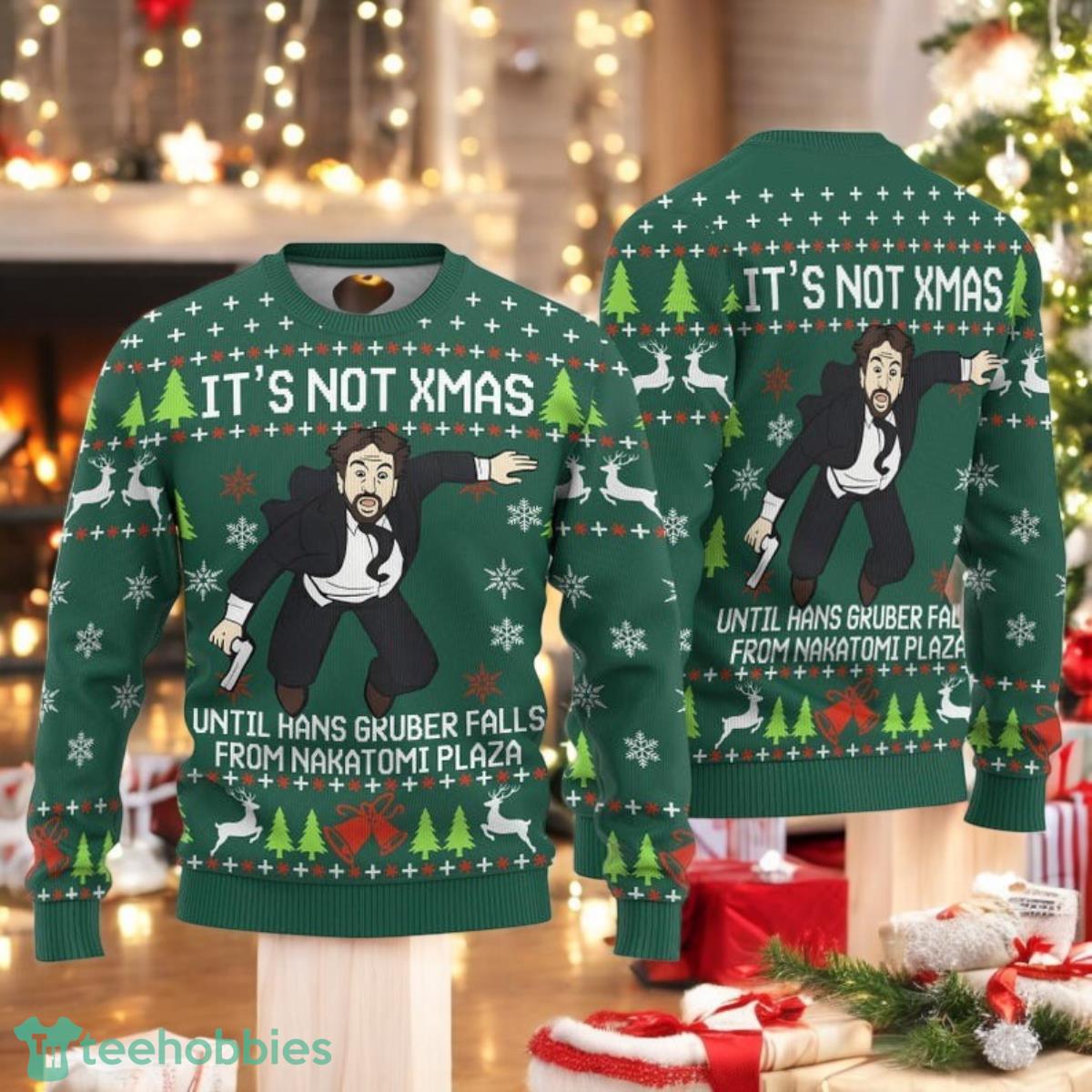 Retro Die Hard Christmas Christmas Ugly Sweater It’s Not Xmas Sweater