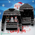Retro Hippo Christmas Light Ugly Christmas Sweater Unique Gift