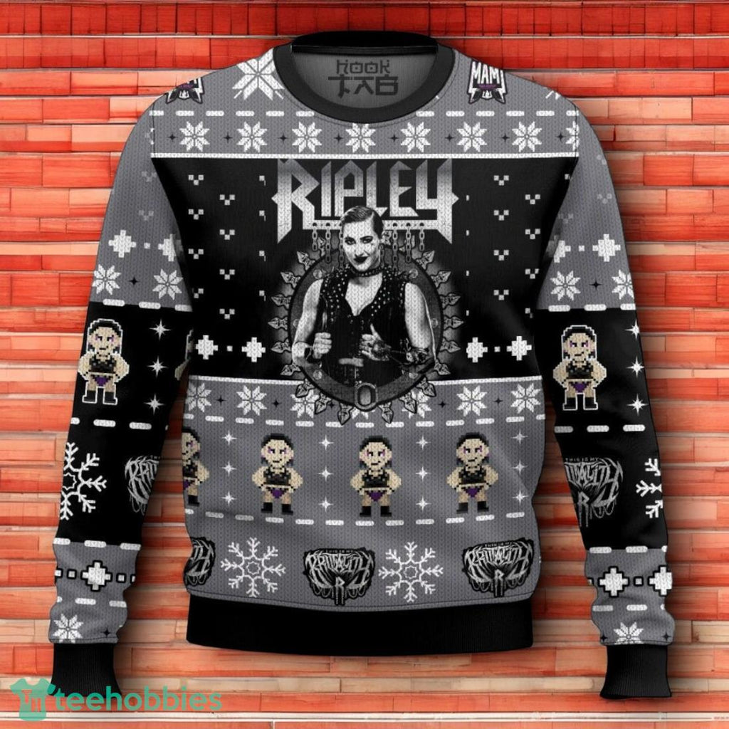 Rhea Ripley Ugly Christmas Sweater 3D Design For Men Women